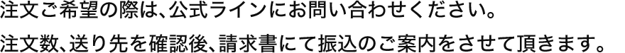 注文方法について